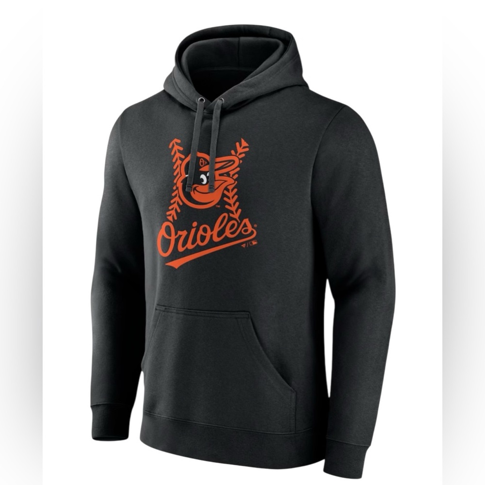 Fanatics Baltimore Orioles men’s Pullover Hoodie #35 Rutschman‎ MLB Black medium